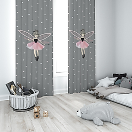 Minibabyrooms Peri Kız ve Seksek Temalı Fon Perde