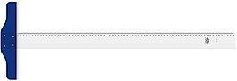 HATAS T CETVELİ MİKA TEKNİKER ACRYL 75 CM 01030