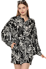 Alt Üst Şortlu Takım - Desenli