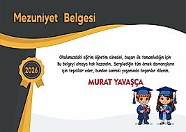 MEZUNİYET BELGESİ