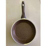 24 cm Döküm Granit Tek Kulp Tava
