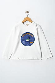 Erkek Çocuk Uzun Kollu Bisiklet Yaka "Cuma Sünnetleri"  Baskılı Tişört Mevsimlik Pamuklu