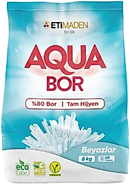 Eti Maden Aqua Bor Deterjan (Boron) Beyazlar 6 kg