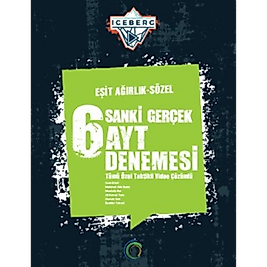 Iceberg Sanki Gerçek 6 Ayt Eşit Ağırlık - Sözel Deneme