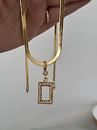 Gram altın uyumlu italyan zincir kolye