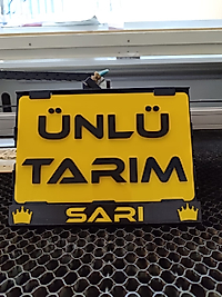 Motor Dekor Plaka ve Alt Takmatik  Plakalık