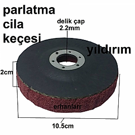 CİLA KEÇESİ KUYUMCU PARLATICI 100LÜK KÜÇÜK TAŞLA