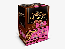 ÖZELİM TİPTOP ÇİKOLATA PEMBE KUTU (KOLİ İÇİ=12 KG)