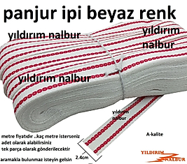 PANJUR İPİ BEYAZ HALAT KALIN KALİTELİ METRE FİYATI AĞAÇ BAĞLAMA KOLON HALAT