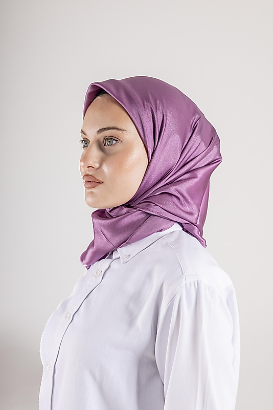 Düz Kristal Kumaş Eşarp - Kaymaz, Şık, Tok Duran | Günlük & Abiye Uyumlu