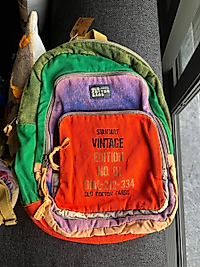 Old Cotton Cargo 5017-1 new Pathcwork Çok Bölmeli Günlük Sırt Çantası