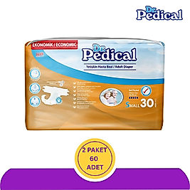 Dr. Pedical Belbantlı Yetişkin Hasta Bezi Küçük (S) 60 Adet (2X30)