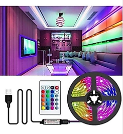 Tv Arkası USB Rgb Şerit LED CT-4566 Kumanda ile Kontrol CT-4566