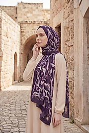 Spring kamuflaj desen şal