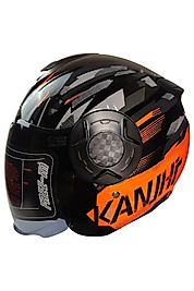FREEM FR-665 ORANGE YARIM GÜNEŞ VİZÖRLÜ KASK