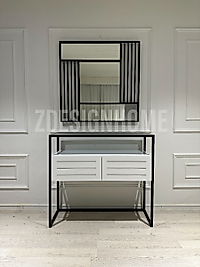 90 CM AYNA, 90X35X100 CM DRESUAR SİYAH Z20