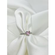 Çelik Silver Pembe Kalp Yüzük