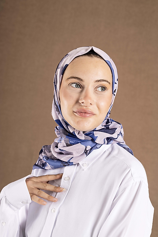 DECODE EŞARP ÇİÇEK DESEN