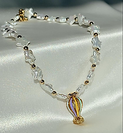 Sky Inspired Pearl Necklace | Kolye