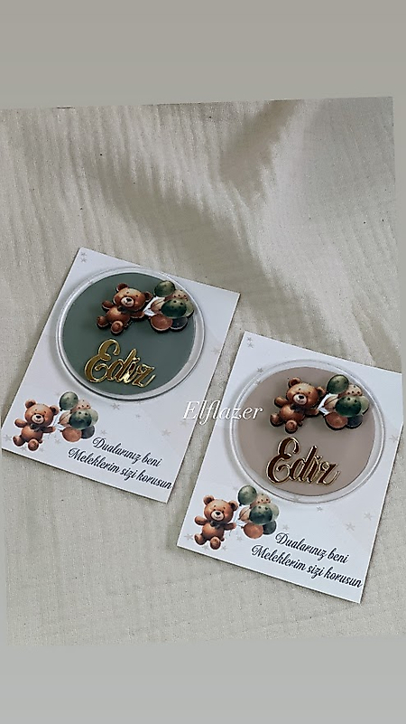 AYICIKLI MAGNET 20 ADET KARTLI