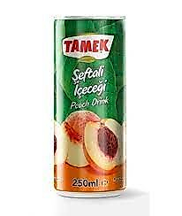 TAMEK ŞEFTALİ MEYVELİ.İÇECEK 250 ML