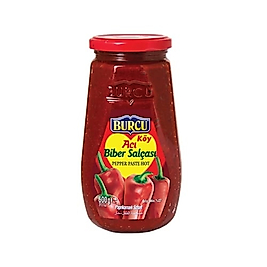 Burcu Acı Biber Salçası Cam 600 Gr