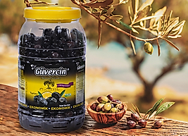 GÜVERCİN  Gemlik Çeşidi Siyah Zeytin Ekonomik 1850 gr Pet 351-410 Kalibre