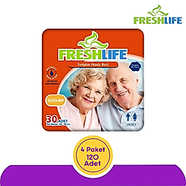 FreshLife Belbantlı Hasta Bezi Küçük (S) 120 Adet (4x30)