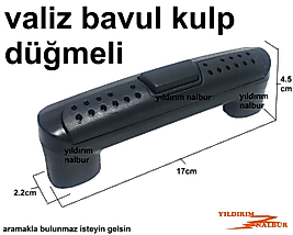 VALİZ KULBU 17CM NOKTALI YÜKSEK MODEL DÜĞMELİ BASMA BAVUL TUTAMAK BAVUL ÇEKME KOLU VALİZ ÇANTA BASMA
