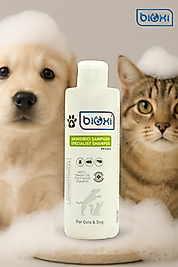 Bioxi® Arındırıcı Şampuan 200 ml - Evcil Hayvanlar İçin Doğal Pire ve Kene Önleyici Şampuan