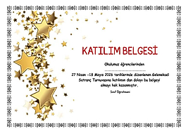KATILIM BELGESİ