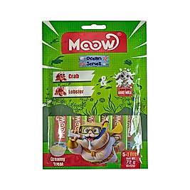 Moow Yengeç, Istakoz ve Keçi Sütlü Krema Kedi Ödülü (6 x 12 g)