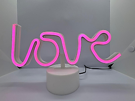 Neon LOVE yazı