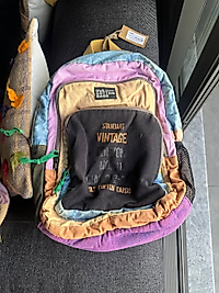 Old Cotton Cargo 5017-1 new Pathcwork Çok Bölmeli Günlük Sırt Çantası