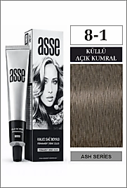 ASSE SAÇ BOYASI 60 ML. (8-1 AÇIK KÜLLÜ KUMRAL)