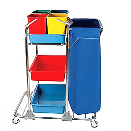 Kat Hizmet Arabası Tek Brandalı Krom ( KDV DAHİL )