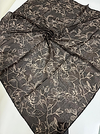 SOFT KETEN EŞARP ÇİÇEK DESEN 08