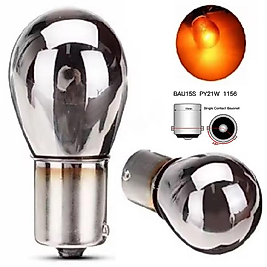 ( 2 X ADET ) 1 TAKIM CHROMIUM DIADEM SİNYAL AMPULÜ 12V 93 21W (BAU15S) TEKDUY YAKIN TIRNAK