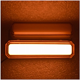 NEON İZ PARMAK LAMBA 12V & 24V AMBER 8 CM x 2 CM