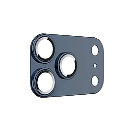 iPhone 17 Pro Max Uyumlu Benks Glass Warrior Anti Reflective Metal Kamera Lens Koruyucu Mavi