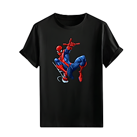 90'lar Çizgi Film Karakteri Spider Man  Baskılı Oversize Unisex Tişört