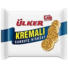 ÜLKER KREMALI SANDVİÇ BİSKÜVİ 4*61 G