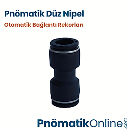 Pnömatik Düz Nipel