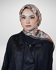 Spring Eşarp Pastel Çiçek Desenli