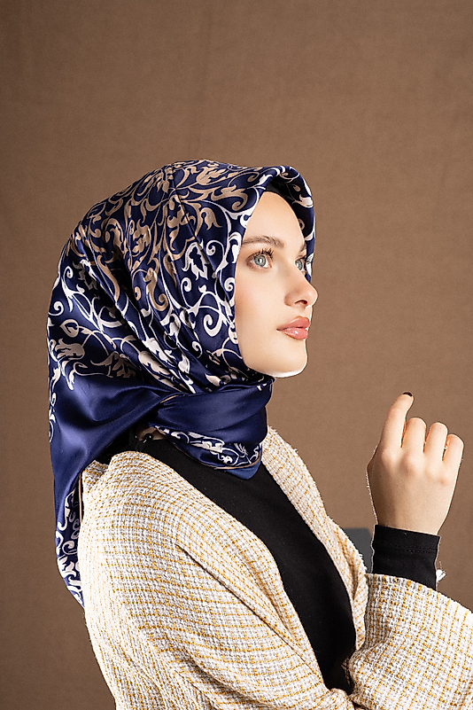 Varaklı Saten Eşarp