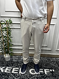 Slim Fit Kumaş Pantolon - Gri