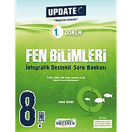 8. Sınıf Update 1. Dönem İnfografik Destekli Fen Bilimleri Soru Bankası