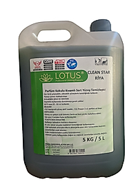 LOTUS KIVAMLI CLEAN STAR RİYA RİYA KOKULU SERT YÜZEY TEMİZLEYİCİ GENEL TEMİZLİK ÜRÜNÜ5 LT