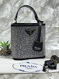 PRADA PANİER SATİN BAG NEW MODEL - Gümüş/Siyah