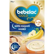 Bebelac Gold Sütlü Meyveli İrmikli Kaşık Maması 250g 6 Ay+